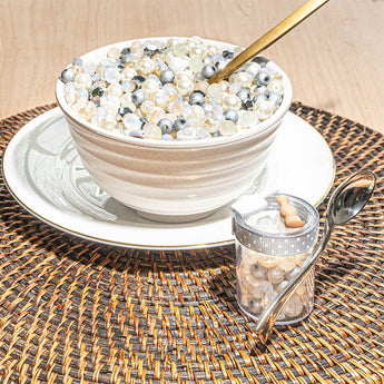 Bead Soup Glass Mix in New England Clam Chowder
