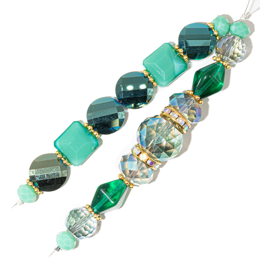 Bead Strand Duo in Alien Planet