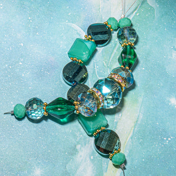 Bead Strand Duo in Alien Planet