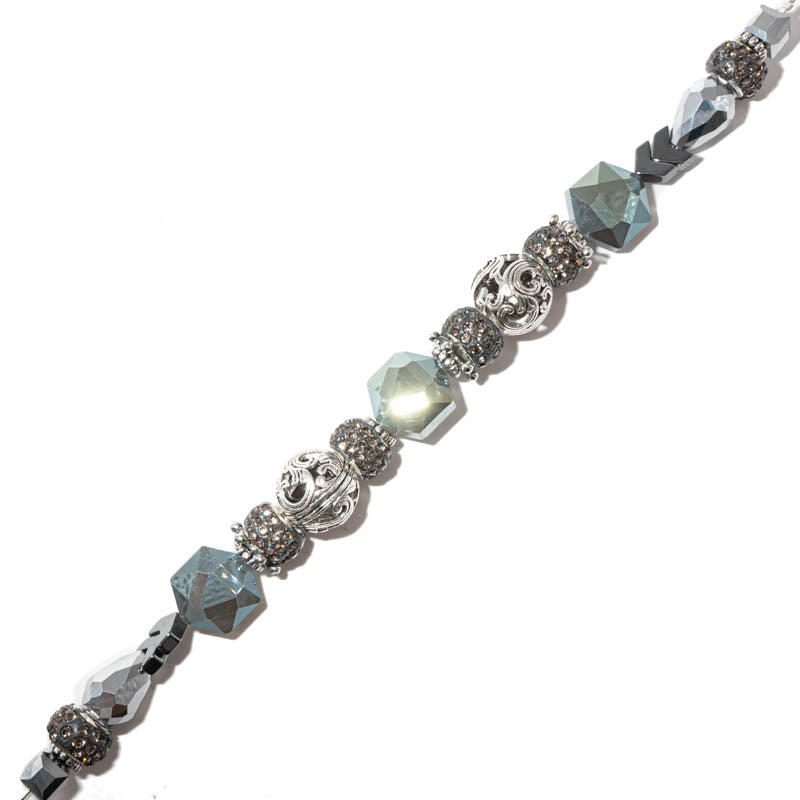 Bead Strand Duo in Antique Sage