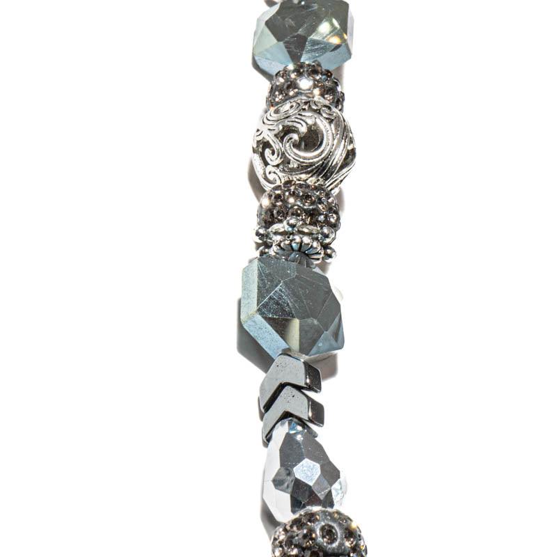 Bead Strand Duo in Antique Sage