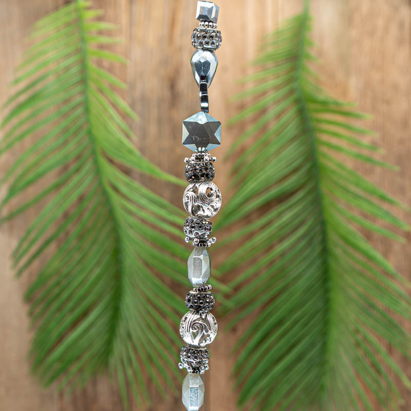 Bead Strand Duo in Antique Sage