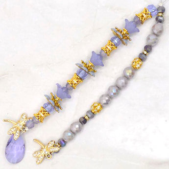 Bead Strand Duo in Blooming Lilac