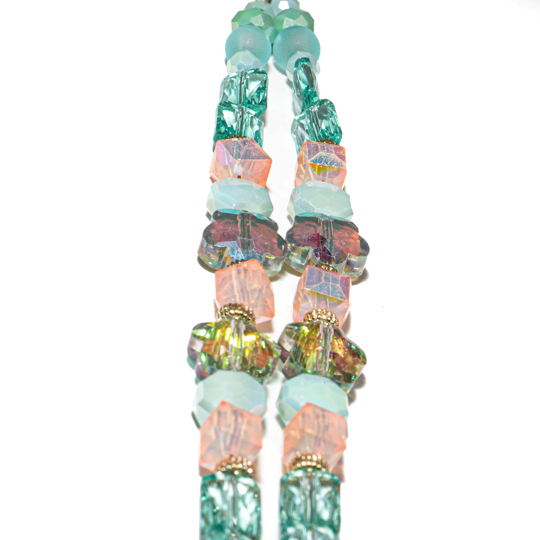 Bead Strand Duo in Coastal Drama