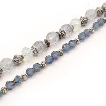 Bead Strand Duo in Frost Bite
