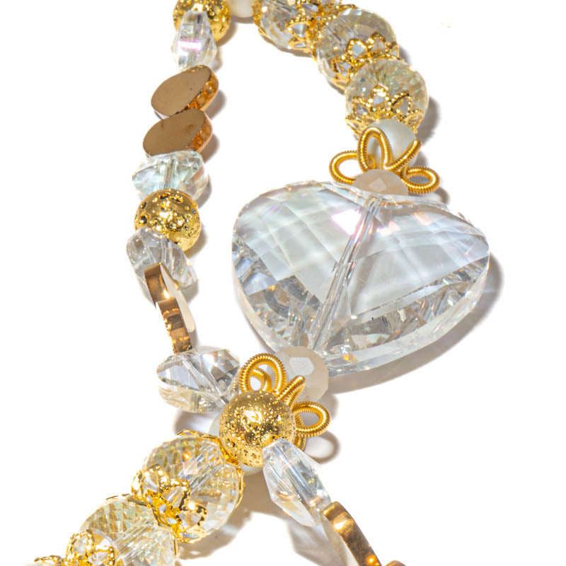 Bead Strand Duo in Hearts of Gold
