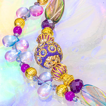 Boho Bead Strand Duo in Imperial Bloom