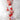 Holiday Lampwork Bead Strand Duo in Peppermint Twist
