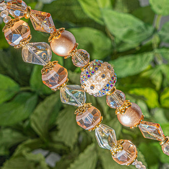 Boho Bead Strand Duo in Sweet Honey