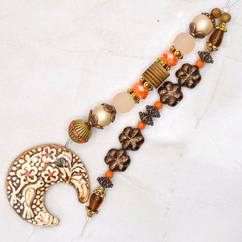 Bead Strand Duo in Turtle Doves