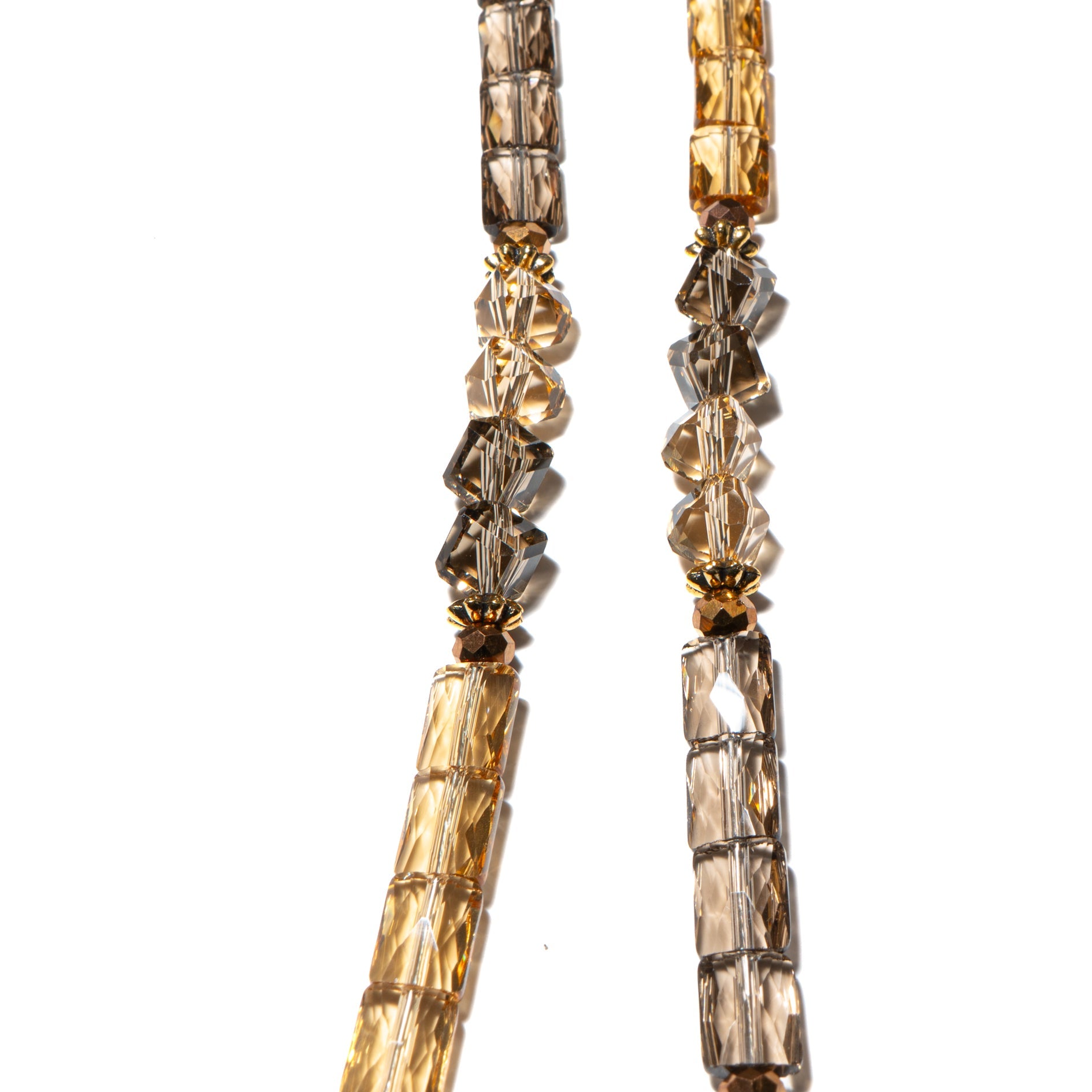 Bead Strand Duo in Urban Gold