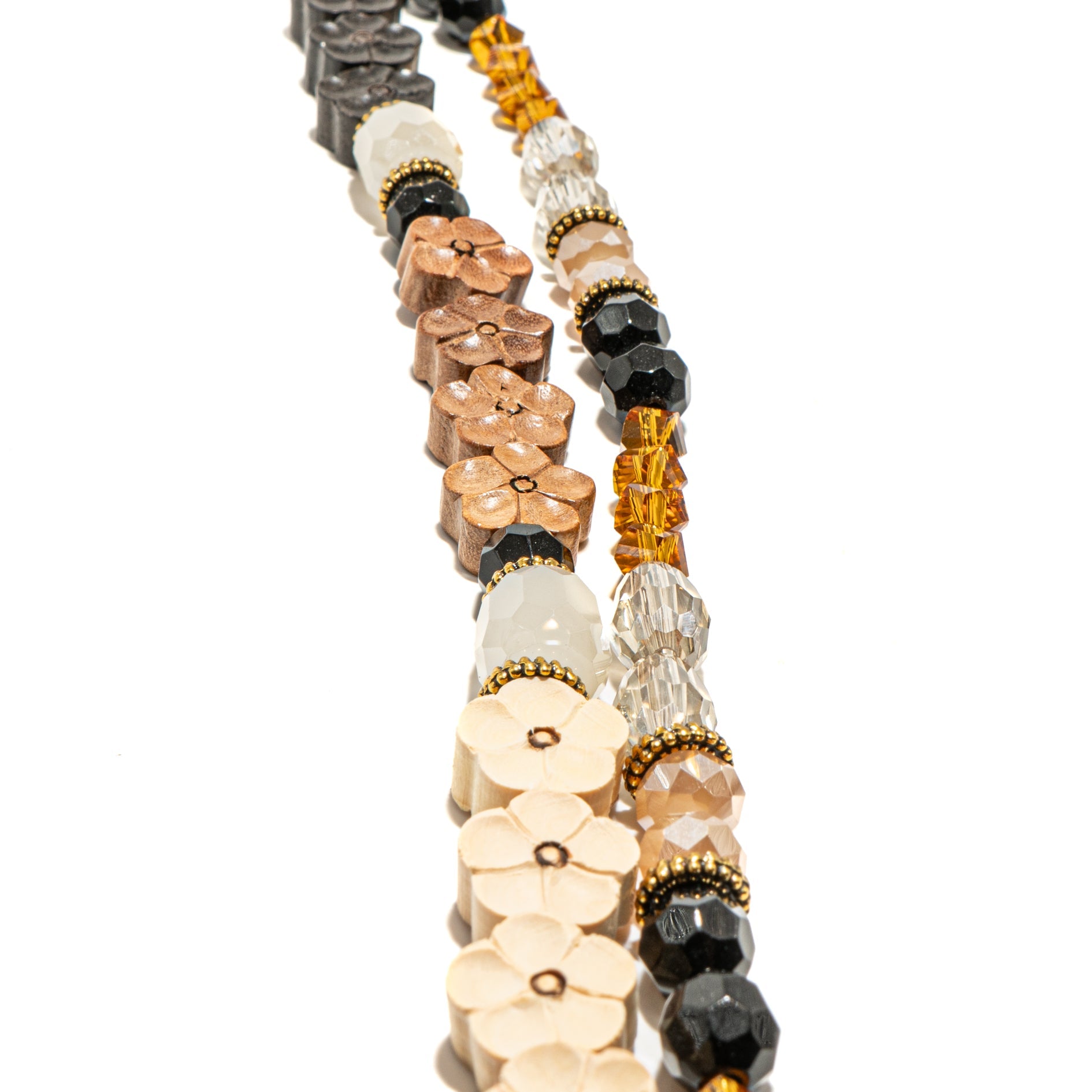 Bead Strand Duo in Wild Blossoms