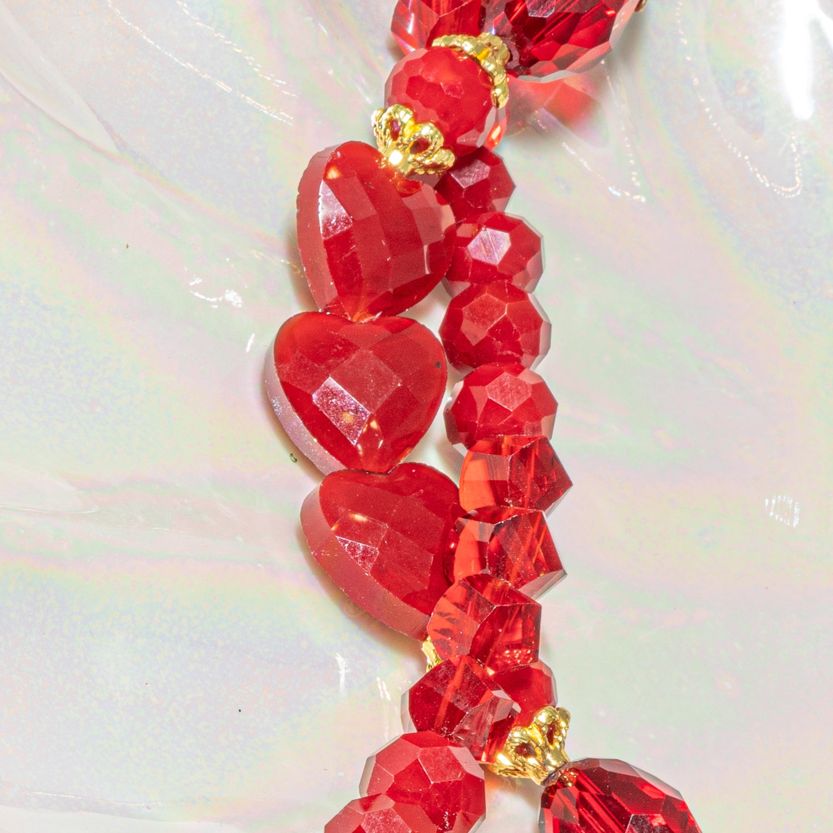Bead Strand Duo in Hearts on Fire