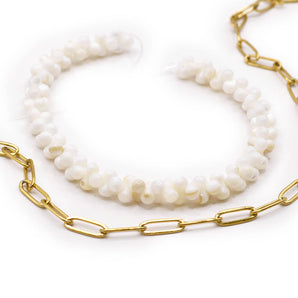 Mother of Pearl Funky Bead Set