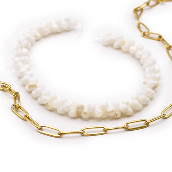 Mother of Pearl Funky Bead Set