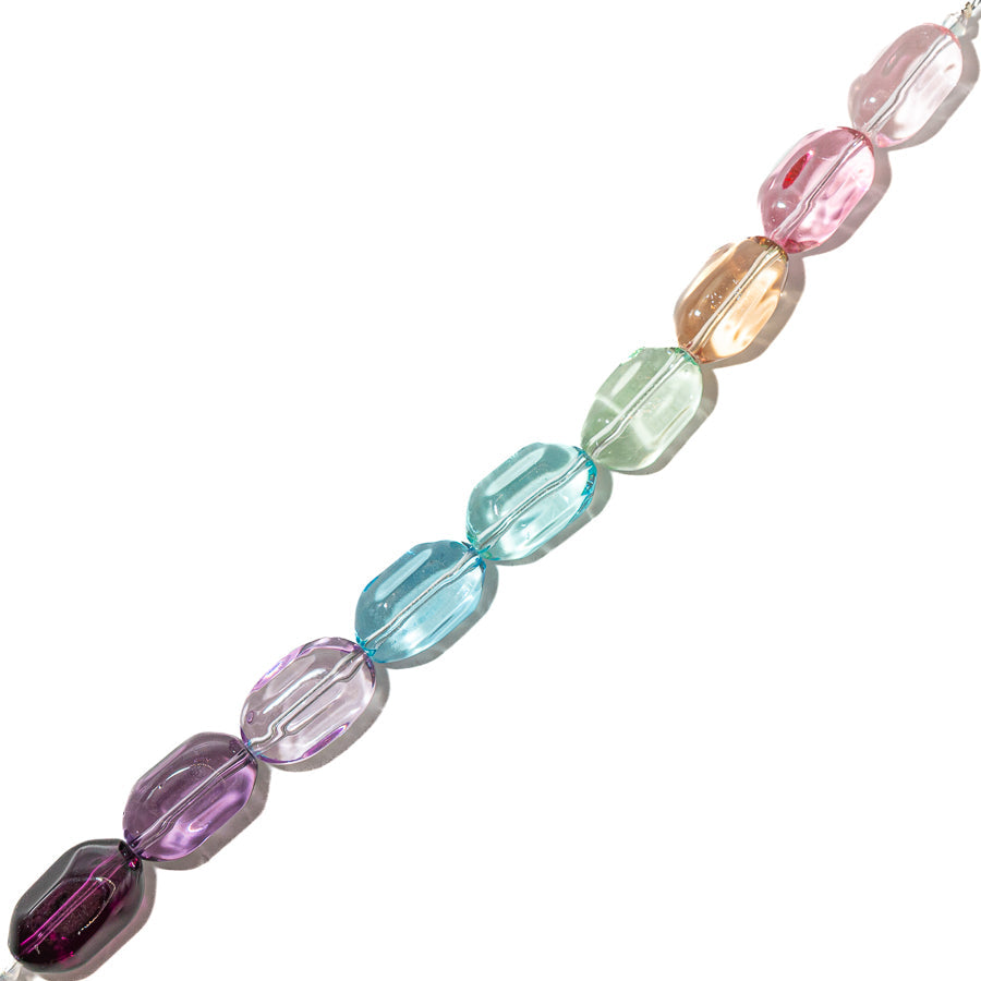 Bead Strand in Galactic Rainbow