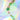 Glass Bead Strand in Princess Frog