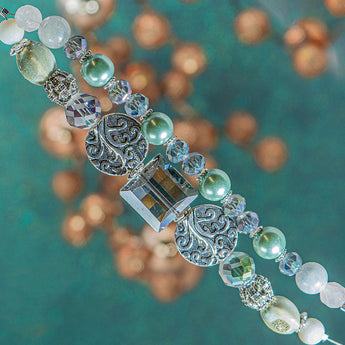 Bead Strand Duo in Sprig of Sage