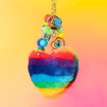 Beaded Keychain Kit in Rainbow Love