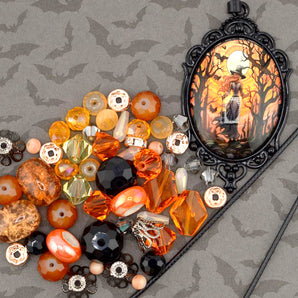 Halloween Beaded Necklace Kit in Witch, Please