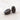 Beads By The Dozen Faceted Glass Mirrors in Black