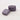 Beads By The Dozen Glass Tile Beads in Matte Purple