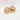 Beads By The Dozen Twisted Glass Rondelles in Tan