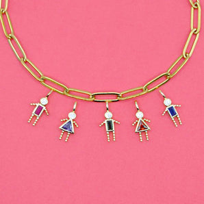 Birthstone People Charms