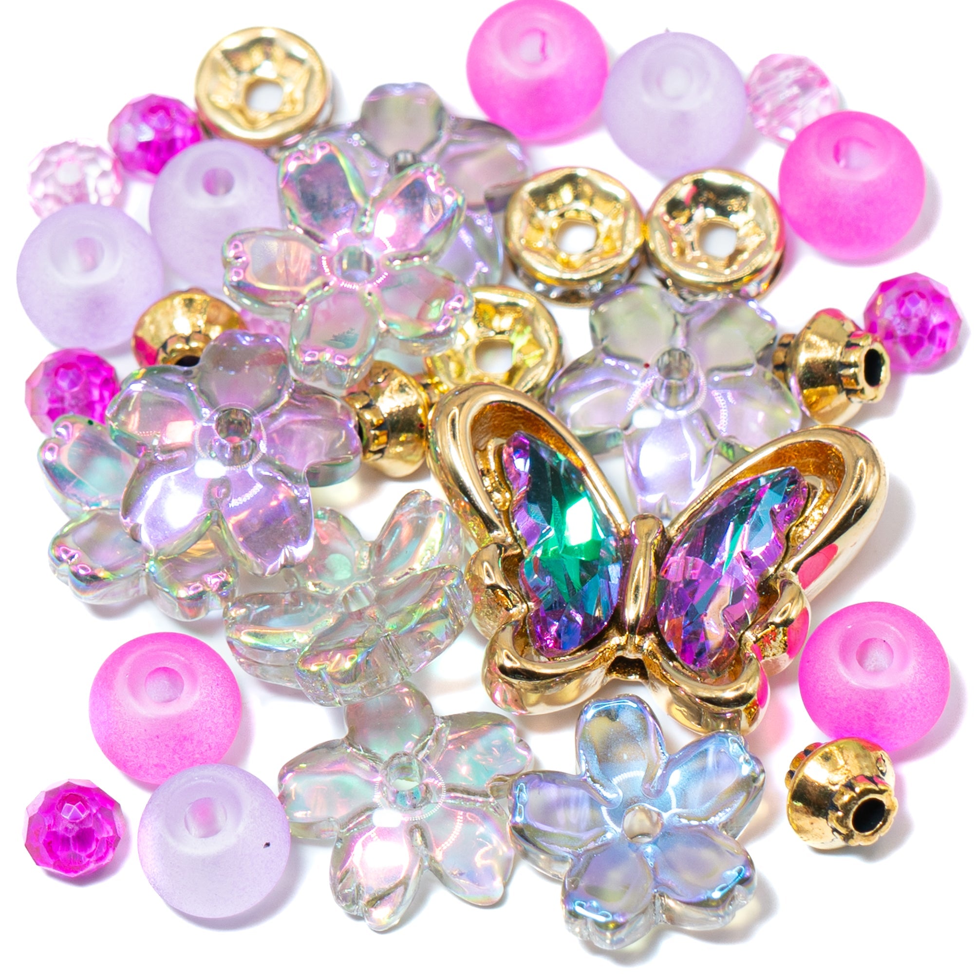Bite-Sized Bead Mix in Crystal Empire Butterfly