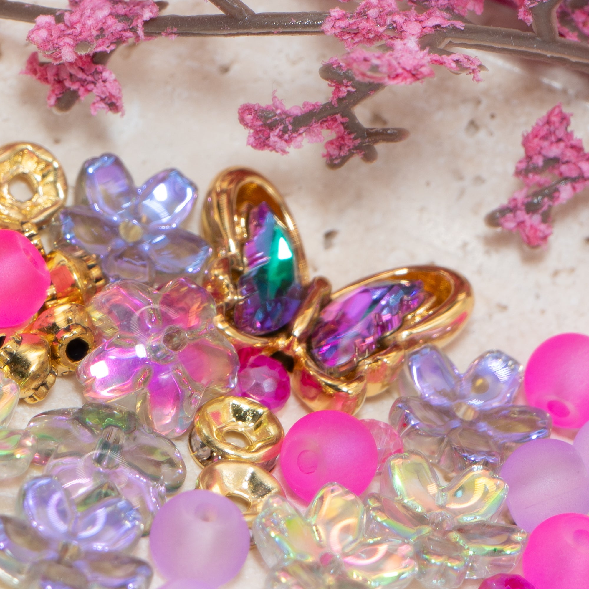 Bite-Sized Bead Mix in Crystal Empire Butterfly