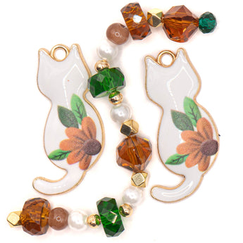 Bitty Kitty Bead Mix in Sunflower Sunbathers