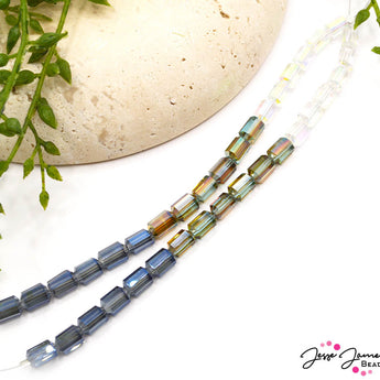 Ombré Glass Bead Set in Dark Forest