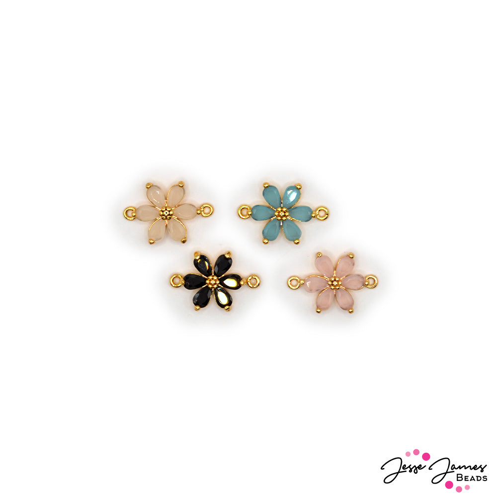 Blooming Romance Connector Charm