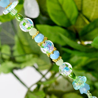 Glass Bead Strand in Spring is Here