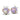 Boho Bead Pair in Princess Purple
