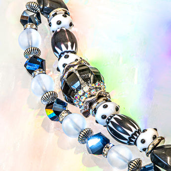 Boho Bead Strand Duo in Dazzle Like Dracula