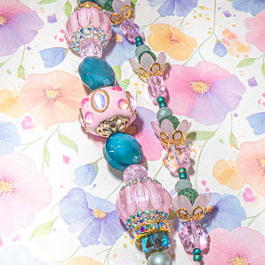 Boho Bead Strand Duo in Ever Blooming Garden