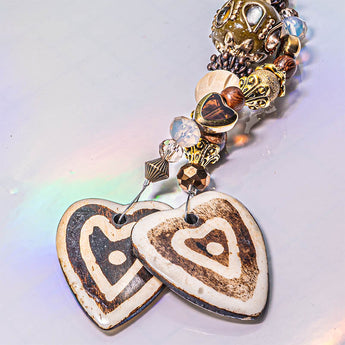 Boho Bead Strand Duo in Love You A Latte