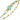 Boho Bead Strand Duo in Sassy 'n Seafoam
