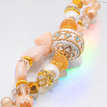 Boho Bead Strand Duo in Sweet & Elite