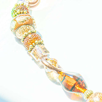 Boho Bead Strand in Campfire S'mores