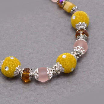 Boho Bead Strand in Desert Sunset