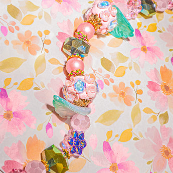 Boho Bead Strand in Every Peony Loves Pink