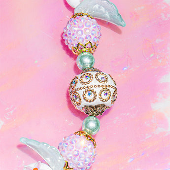 Boho Bead Strand in Fairy Garden in Full Bloom