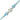 Boho Bead Strand in Ice Flowers