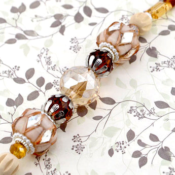 Boho Bead Strand in Sea Sale & Cedar