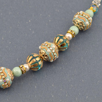 Boho Bead Strand in Skies & Tides