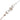 Boho Bead Strand in Snow Fly Butterfly