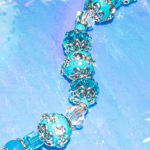 Boho Bead Strand in High Tide