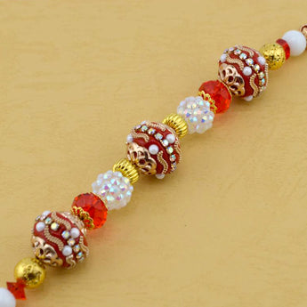 Boho Bead Strand in Holiday Sparkle